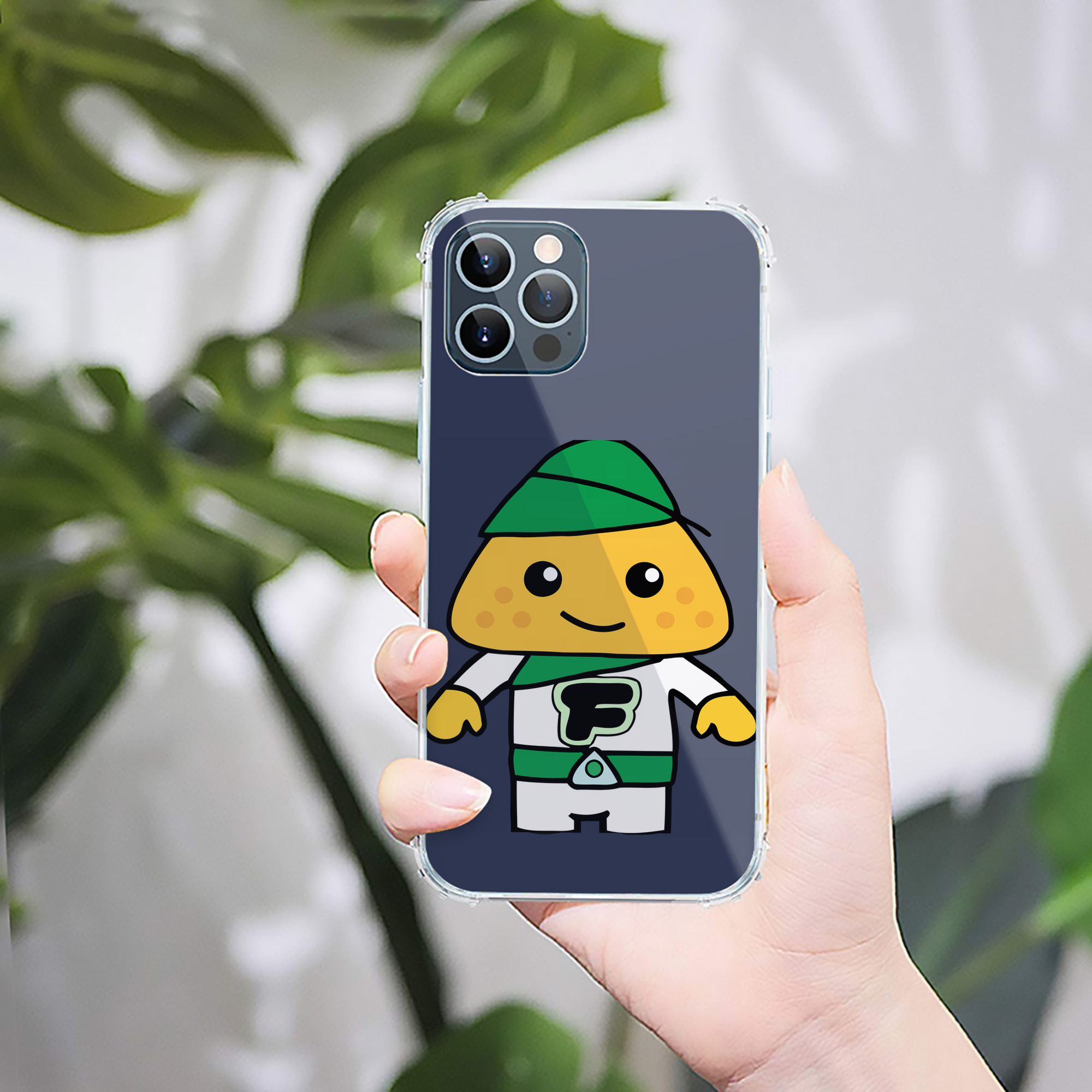（画像用） アンパンマン Anpanman 【iPhone 12シリーズ対応】透明スマホケース（クリアソフトケース）